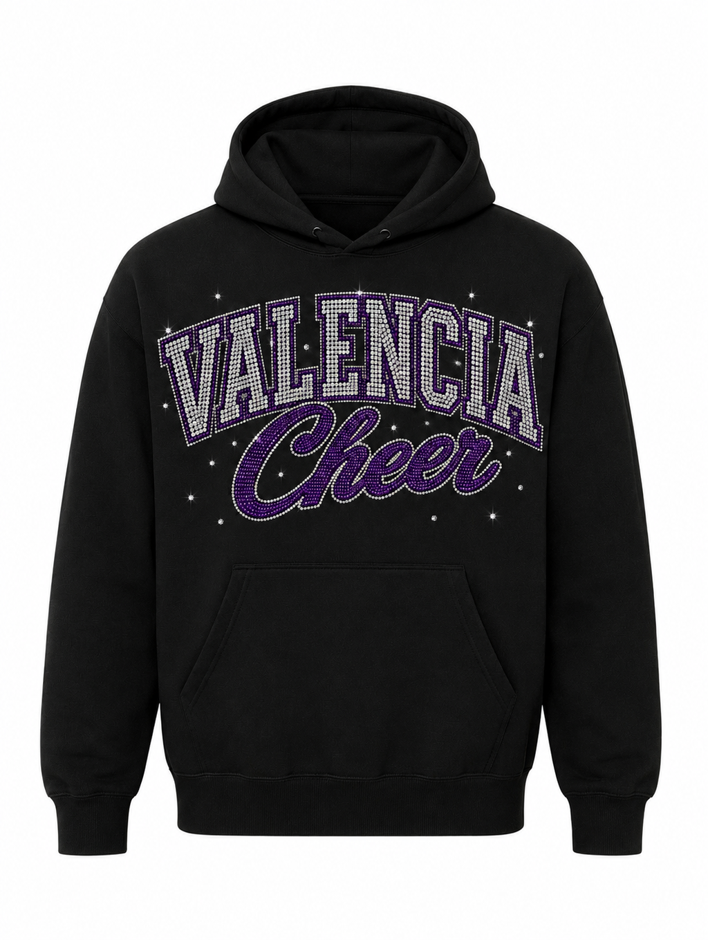 Valencia Cheer Rhinestone Hoodie