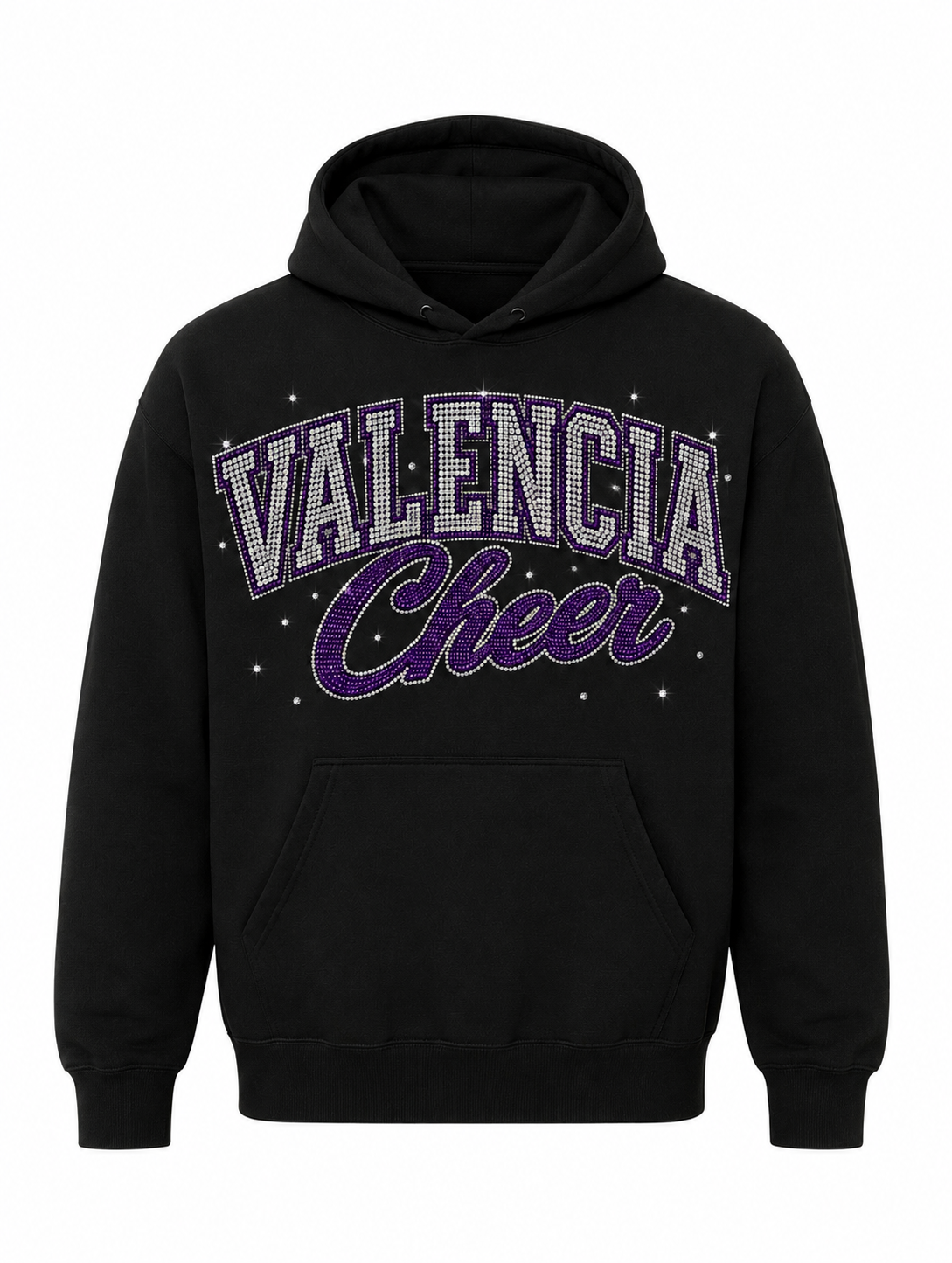 Valencia Cheer Rhinestone Hoodie
