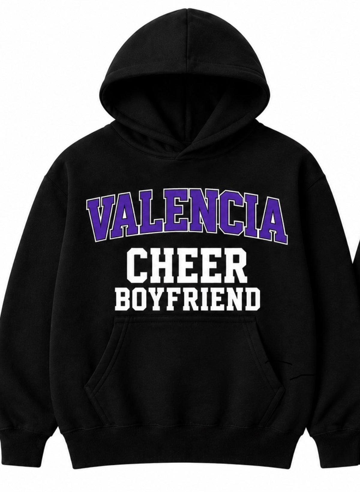 Valencia Cheer Personalized Hoodie (Cheer Boyfriend)