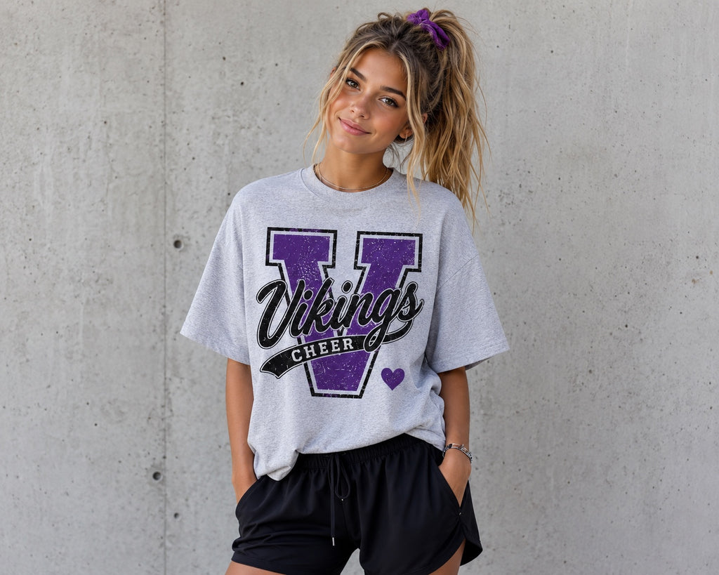 Vikings Cheer Short Sleeve T-Shirt
