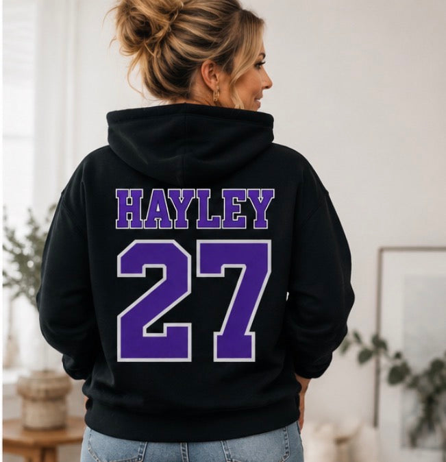 Valencia Cheer Personalized Hoodie (Cheer Mom)