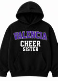 Valencia Cheer Personalized Hoodie (Cheer Sister)