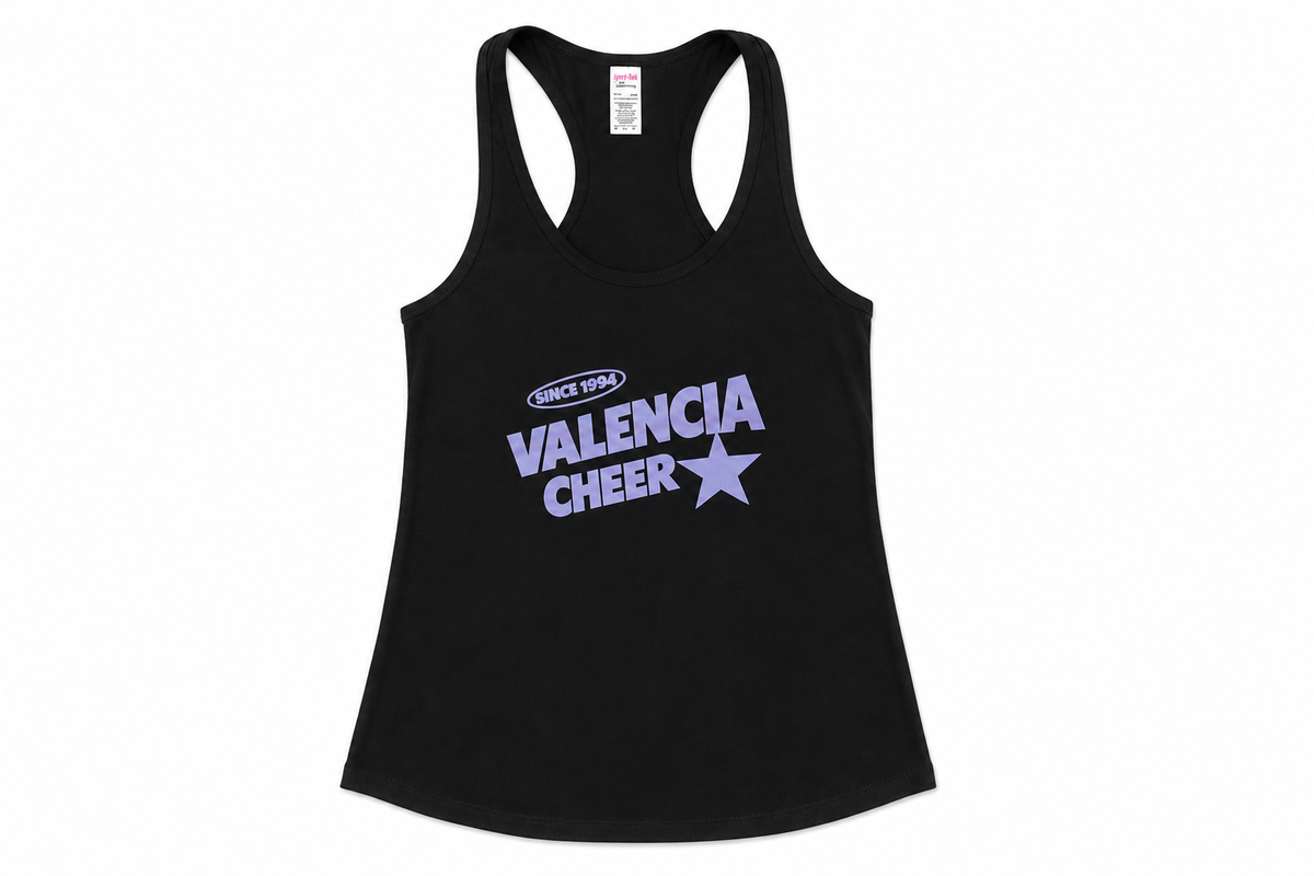 Valencia Cheer Racerback Tank