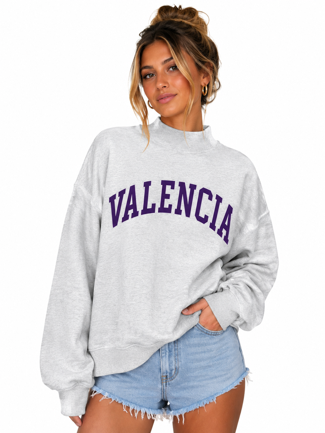 Valencia Mock Neck
