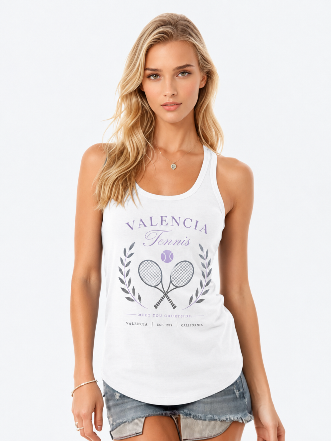 Valencia Tennis Women's Racer Back Tank top