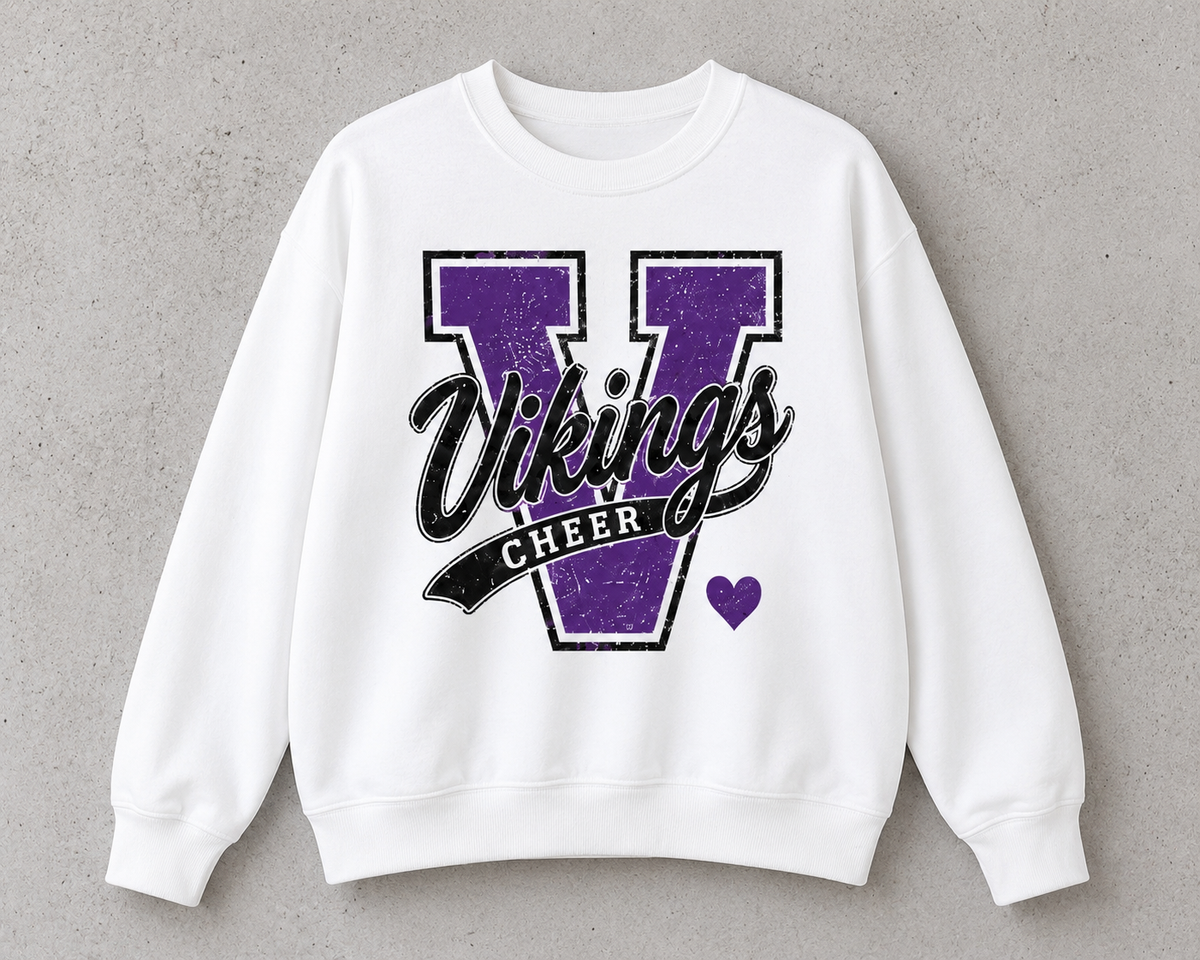Valencia Cheer White Crew Neck