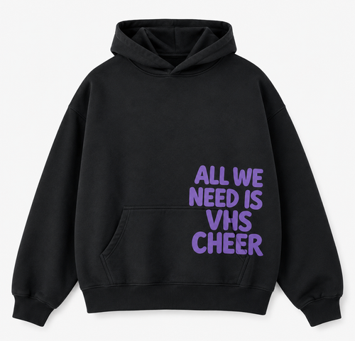 All We Need is VHS Cheer Hoodie