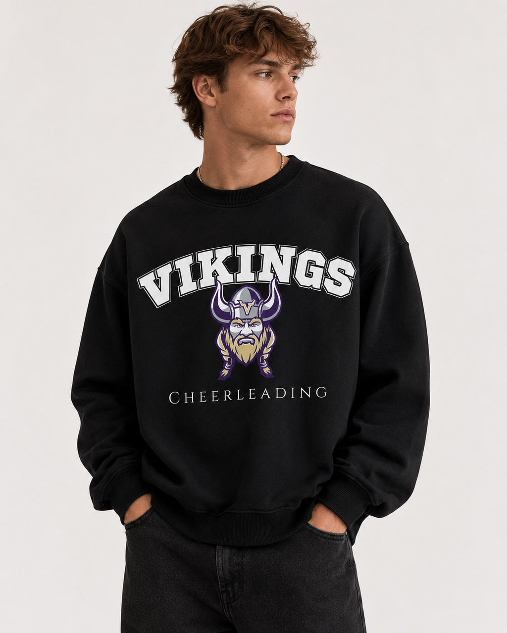 Vikings Cheerleading  Crew Neck (Unisex)