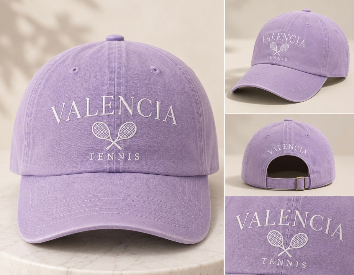 Purple Valencia Tennis Hat